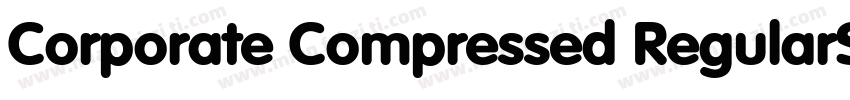 Corporate Compressed RegularSWFTE字体转换